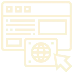 Website development services icon for business growth